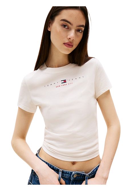 t-shirt slim linear ss Tommy Hilfiger | DW0DW21422YBH